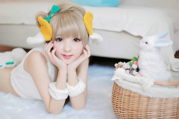 超可愛小女生小綿羊COS圖片 - COSPLAY -