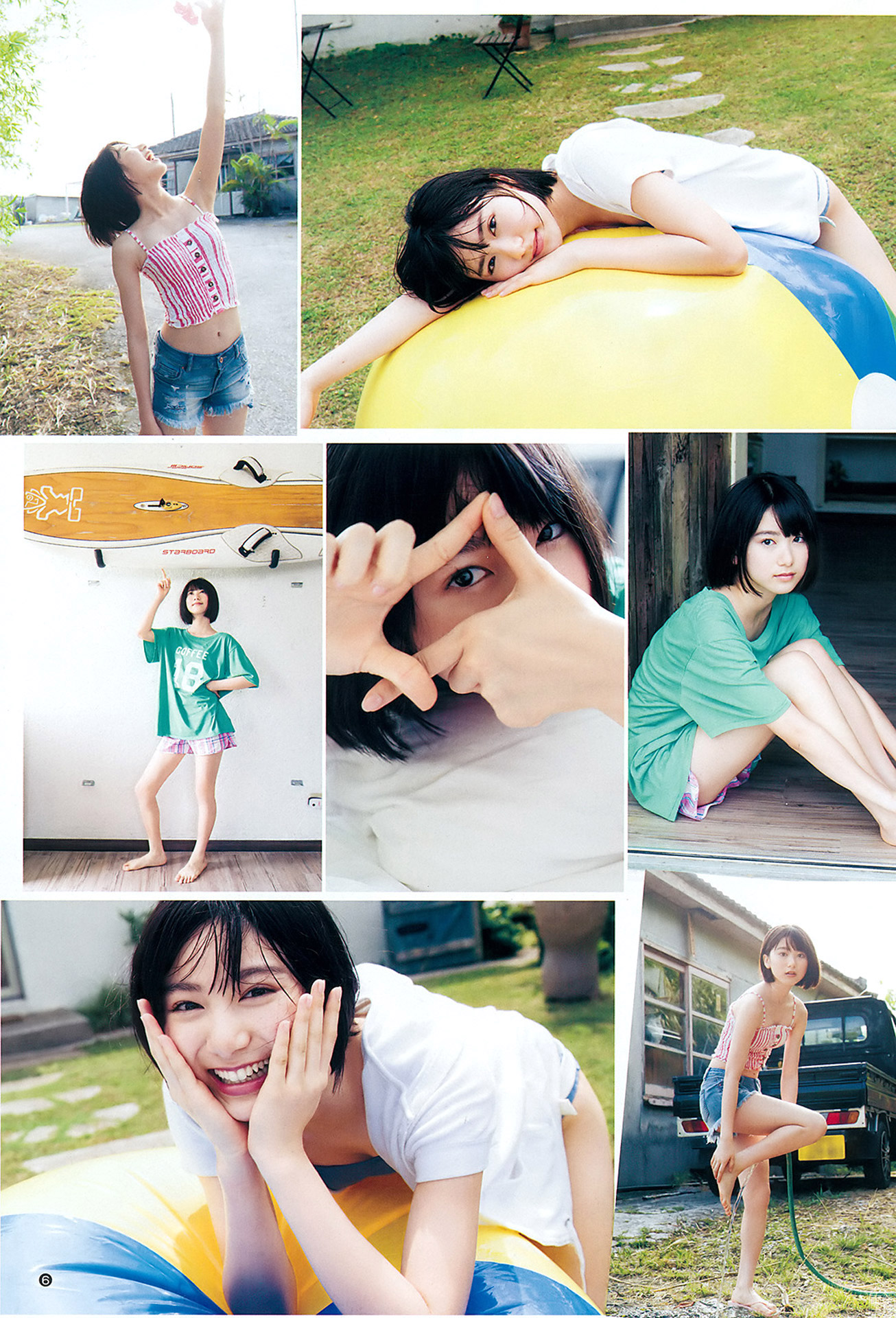 ショートヘアの新人美少女 池間夏海の水著グラビア畫像 - 亞洲美女 -