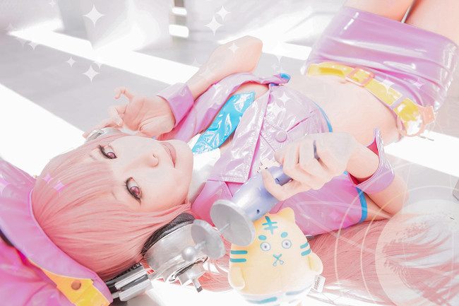 ElyEE子絲襪美腿COS宇宙警察粉色系索尼子 - COSPLAY -