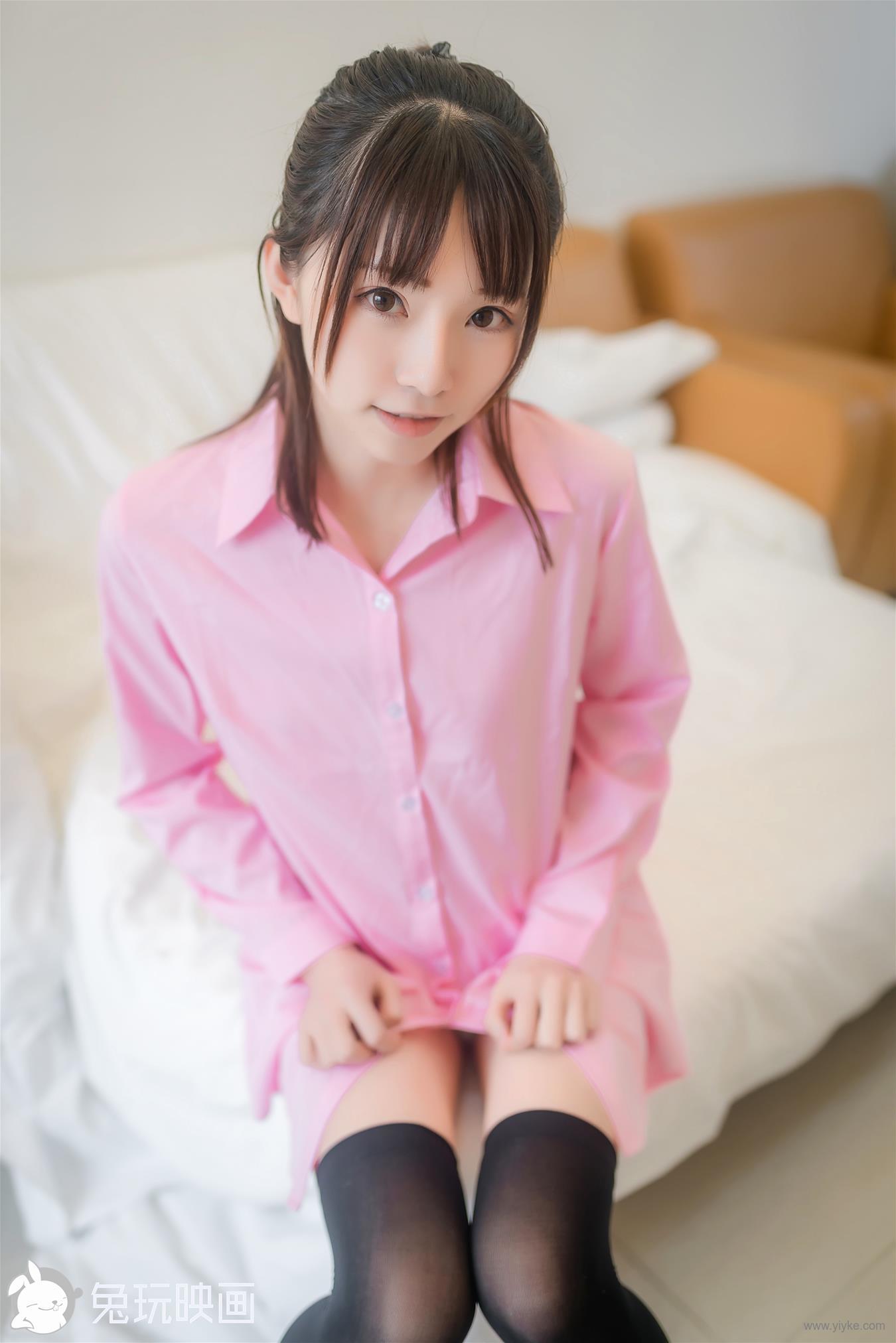 粉色襯衫 [38P] - 美女圖 -