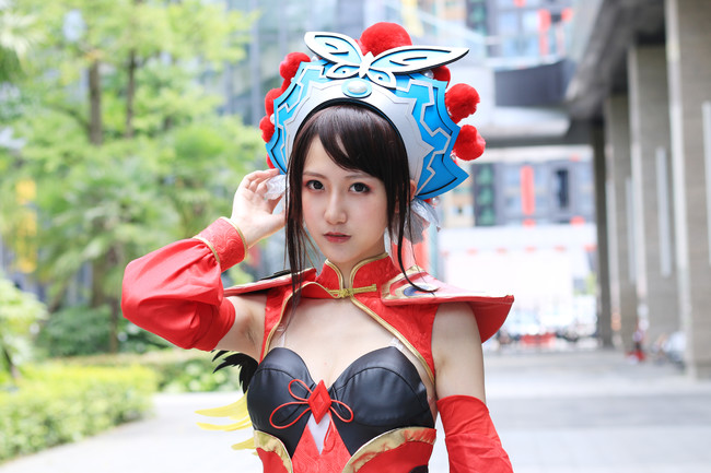 誘惑美女狸小葵葵哥哥COS王者榮耀虞姬 - COSPLAY -