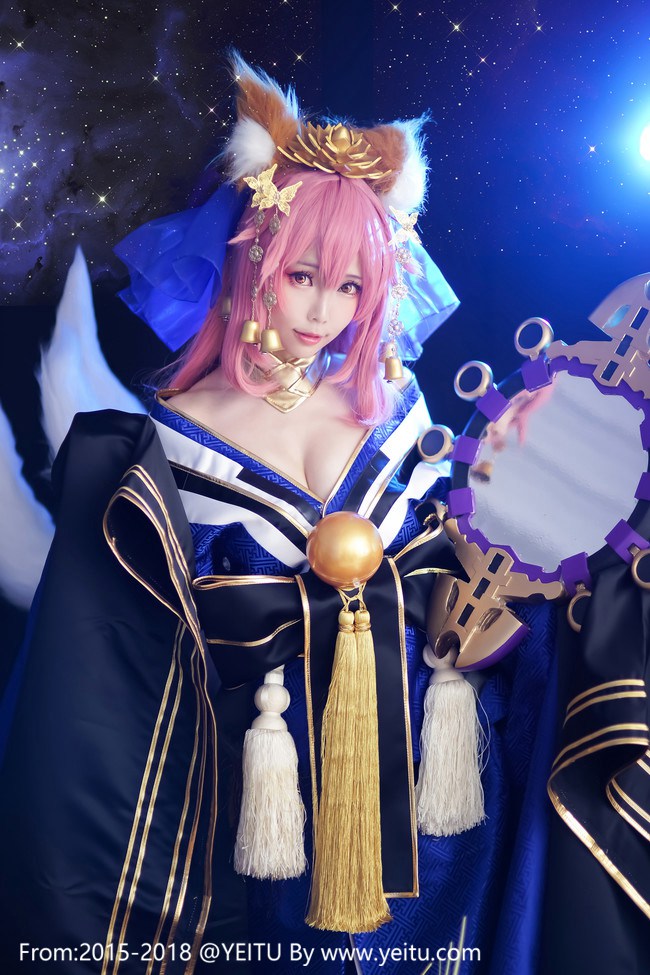 ElyEE子COS Fate-Grand-Order獸耳滿破玉藻前 - COSPLAY -