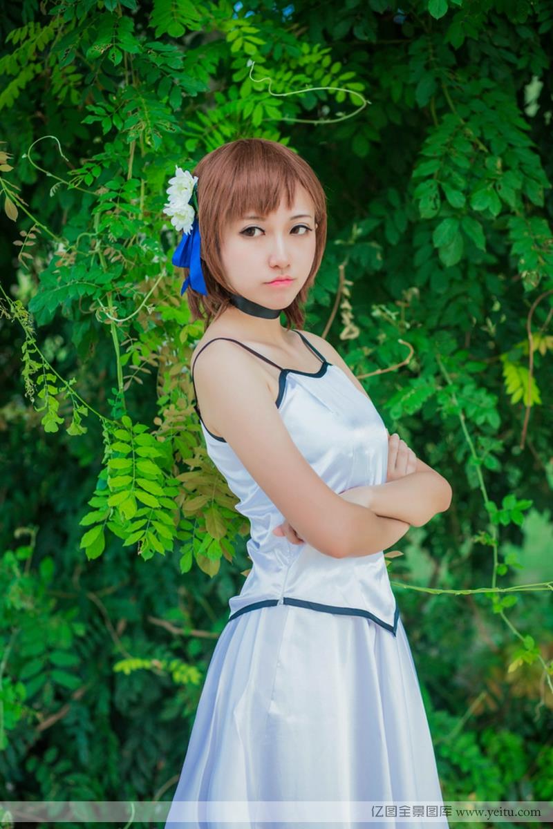 御坂美琴白禮服旗袍cosplay - COSPLAY -