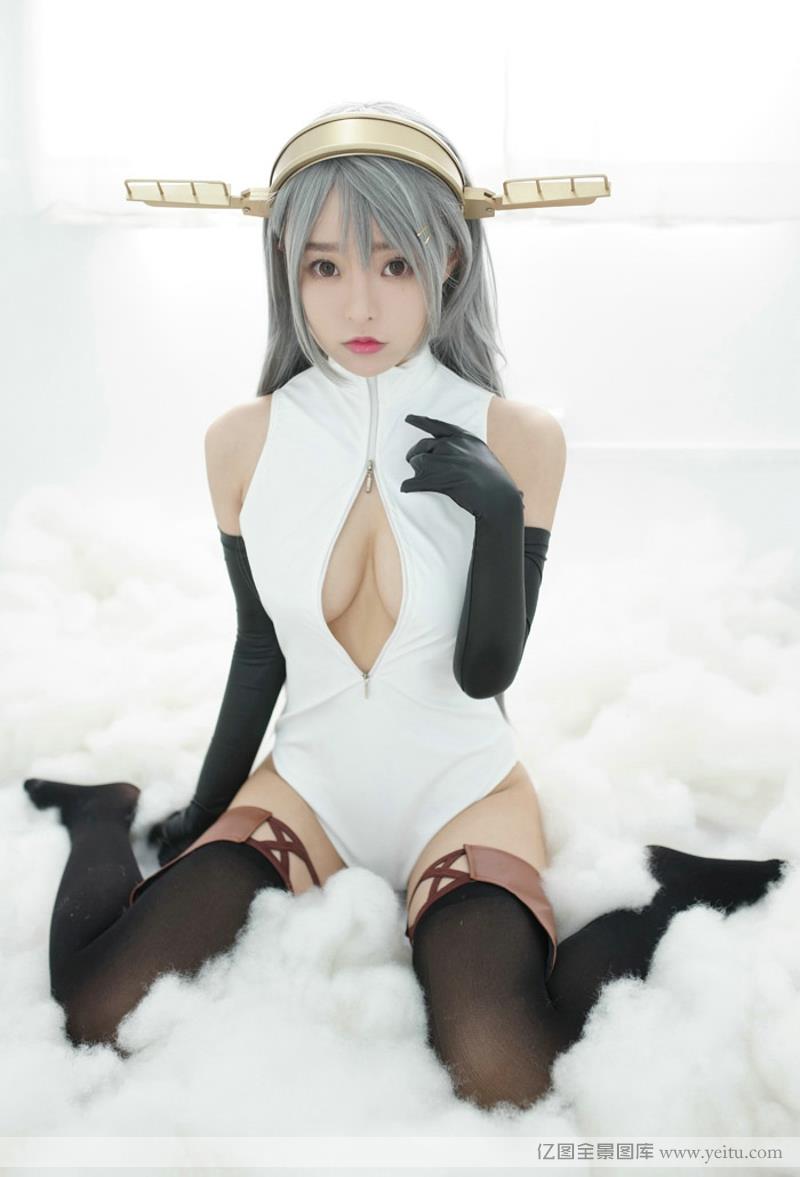 性感萌妹子大膽開胸泳衣cosplay艦娘 - COSPLAY -