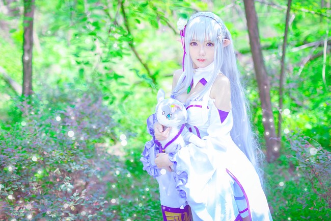 《re:從零開始的異世界生活》艾米莉亞Cosplay【CN:壓沙西瓜】 - COSPLAY -