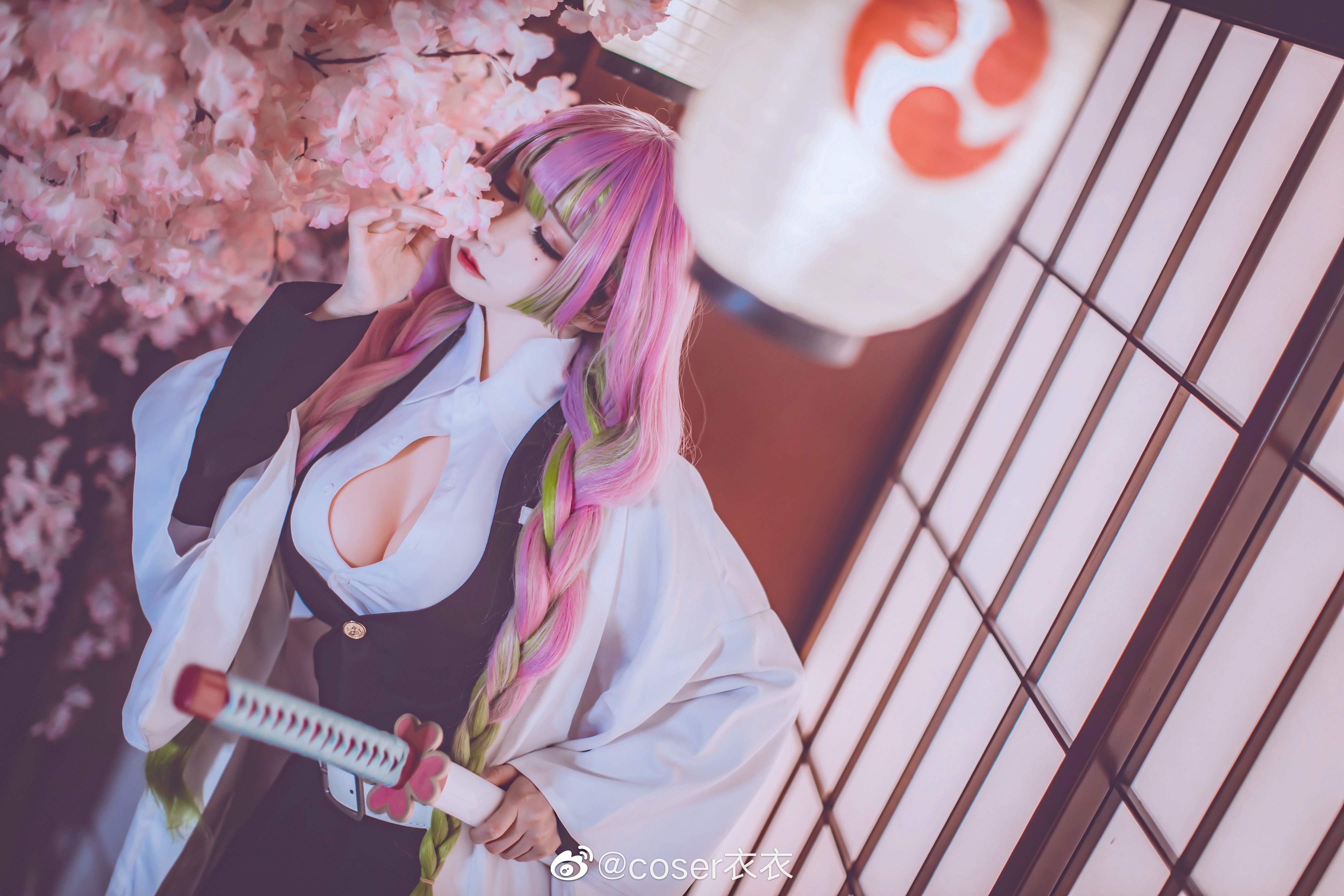鬼滅之刃  甘露寺蜜璃  戀柱  @coser衣衣 - COSPLAY -