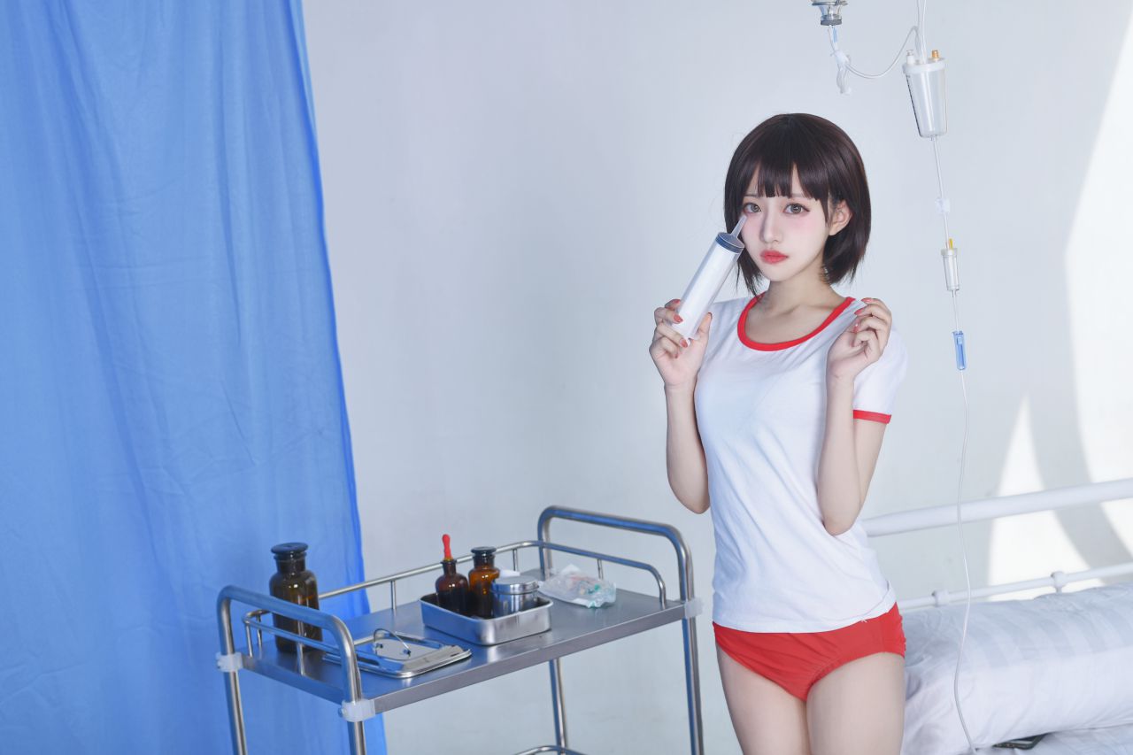 保健室少女體操服寫真【CN:Shika小鹿鹿】 - 亞洲美女 -