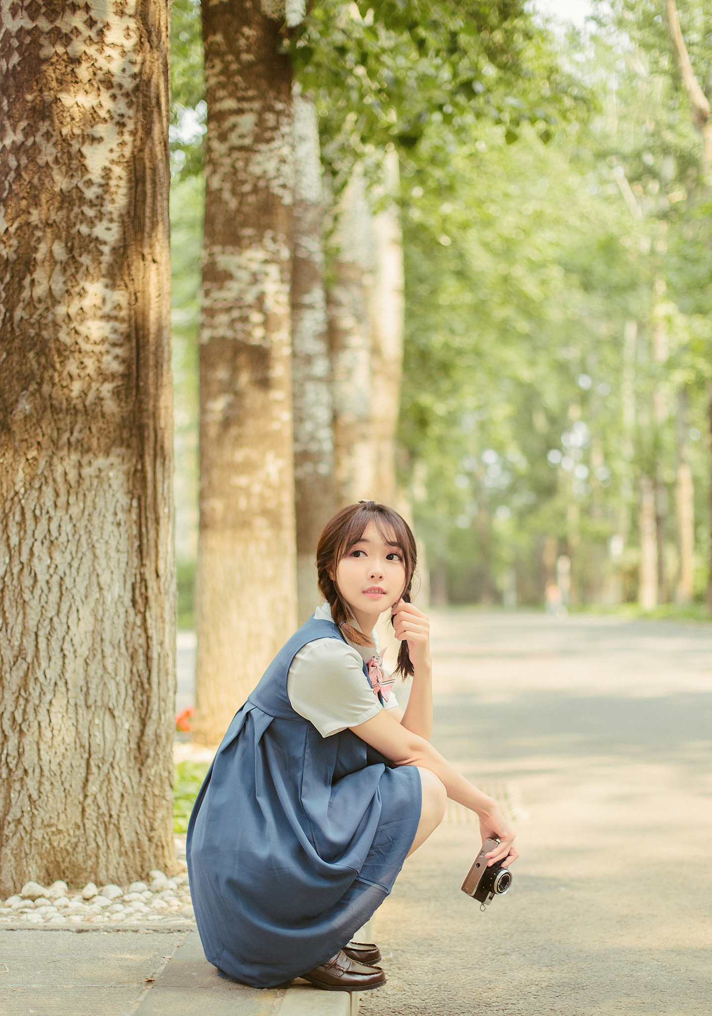 清純連衣裙少女寫真【CN:藍裳】 - 亞洲美女 -