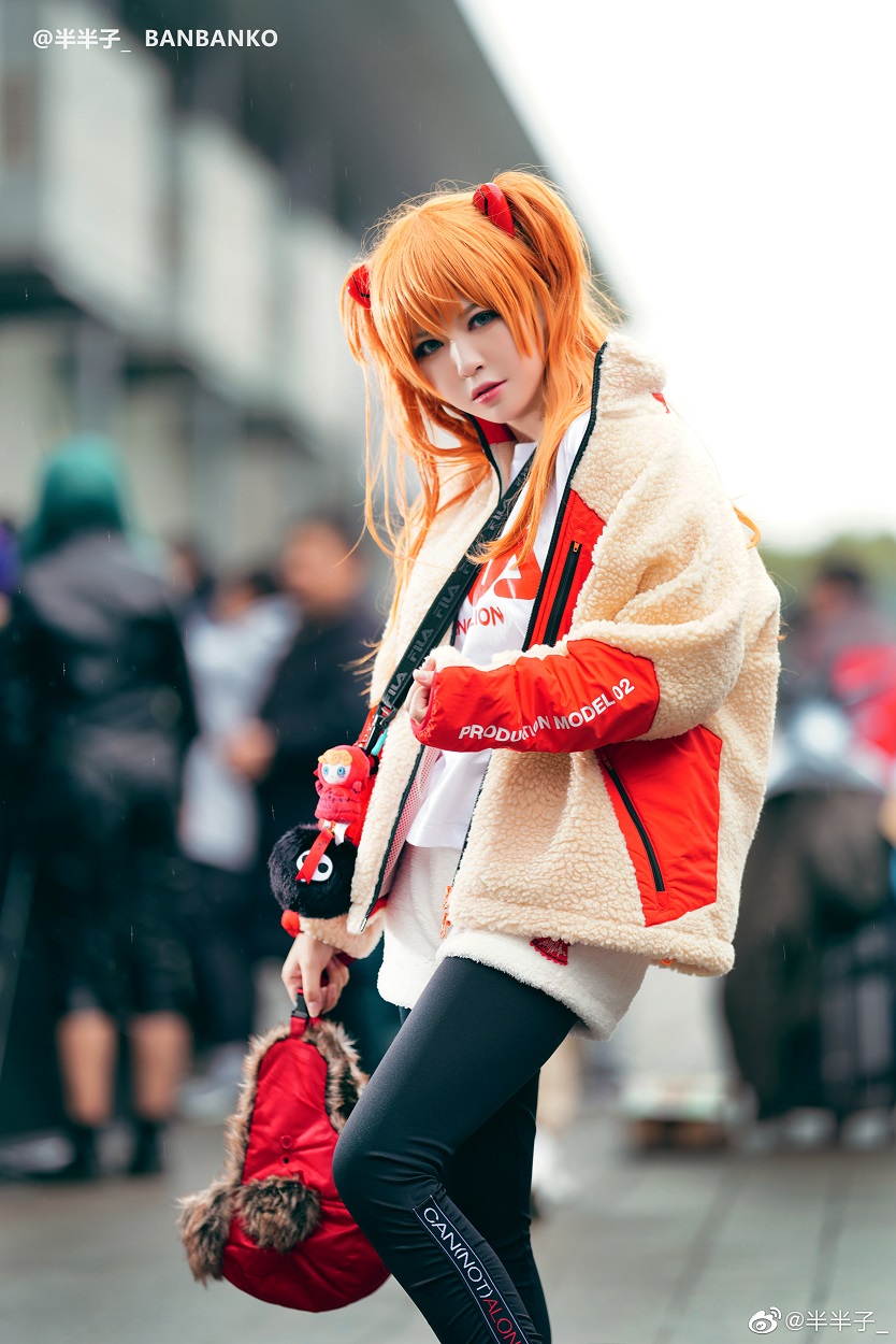 新世紀福音戰士 惣流·明日香·蘭格雷× FILA @半半子_ - COSPLAY -