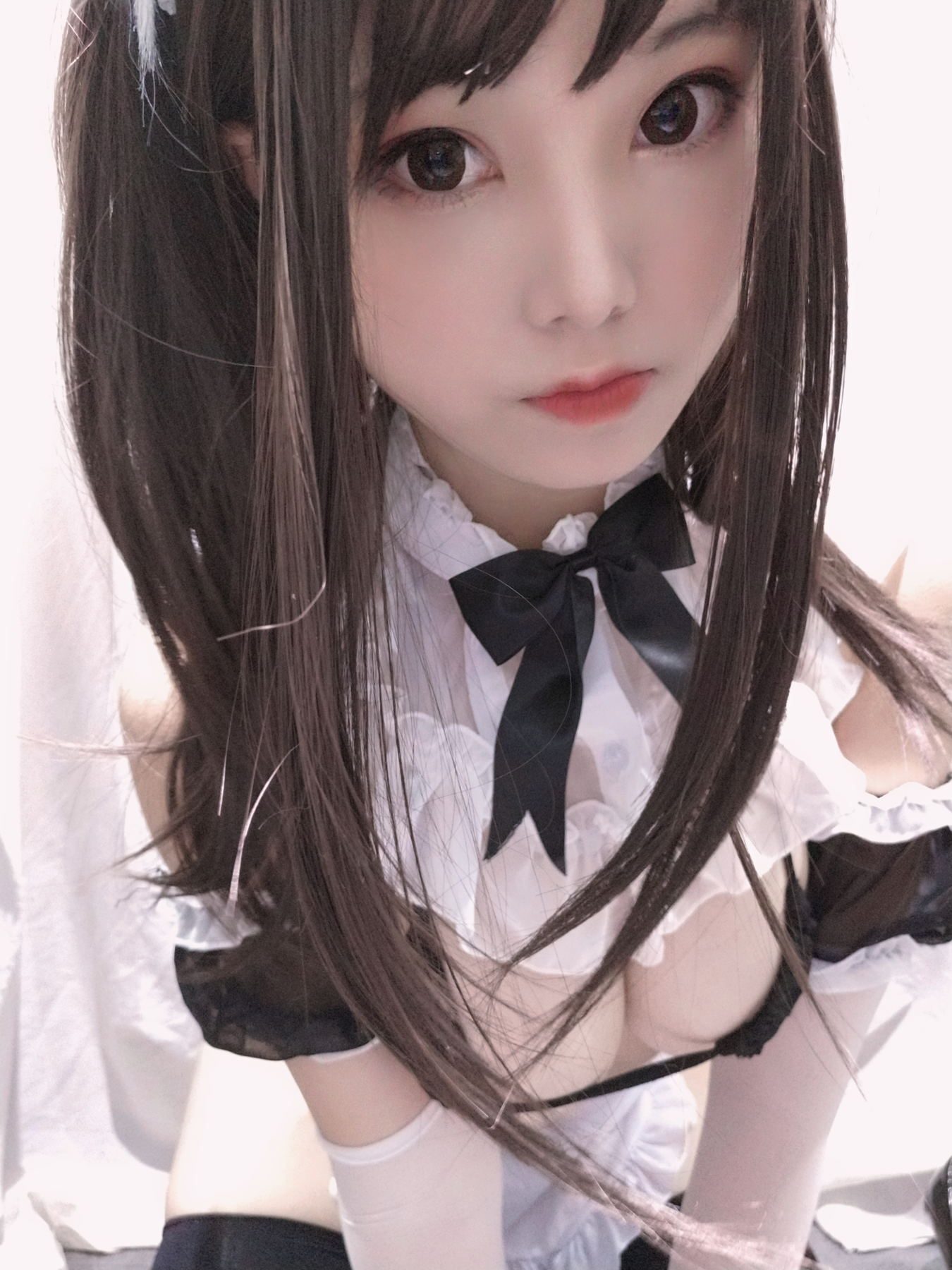 蜜汁貓裘 黑白女仆 [25P] - COSPLAY -