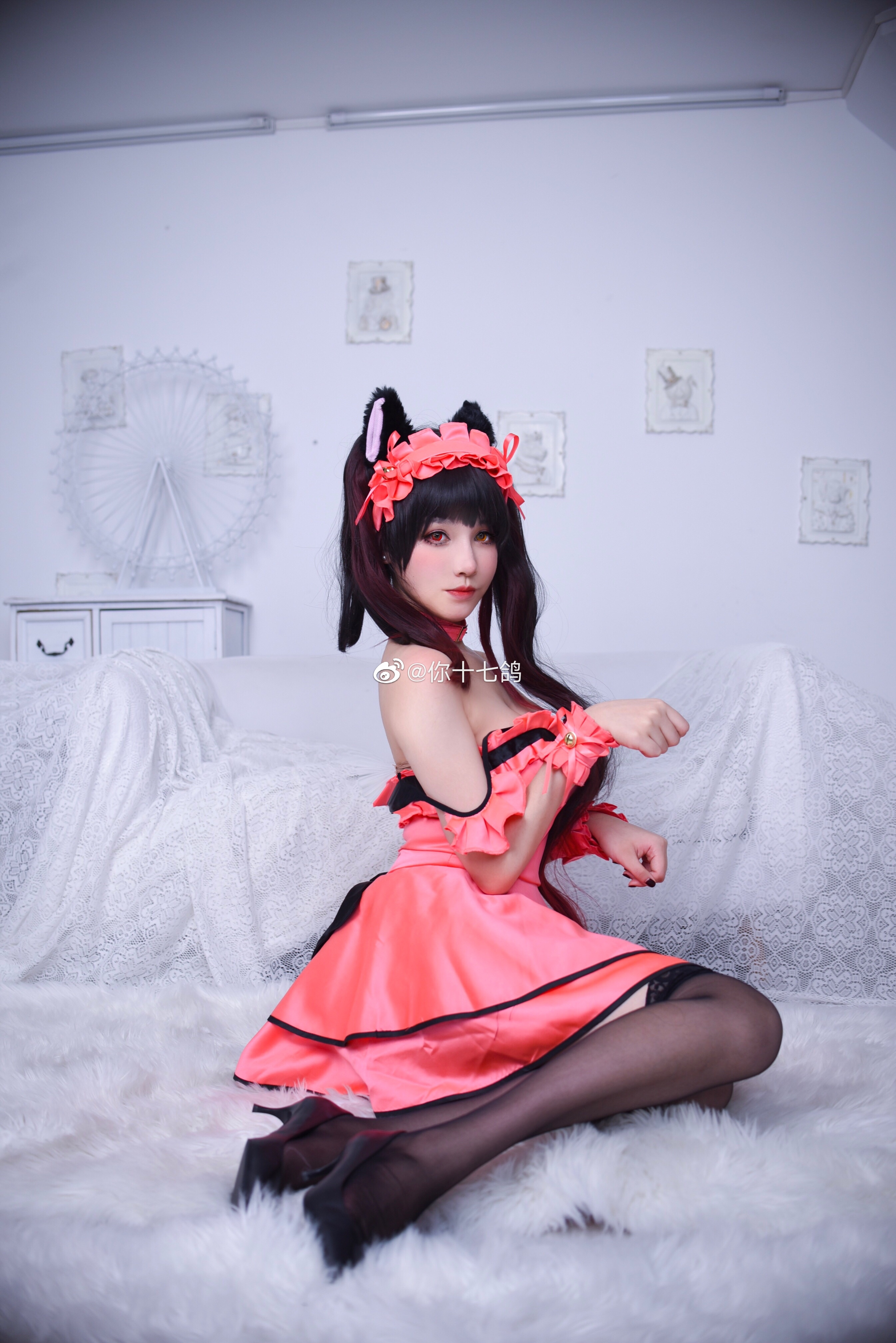 約會大作戰  時崎狂三 貓咪睡衣.ver  @你十七鴿 - COSPLAY -