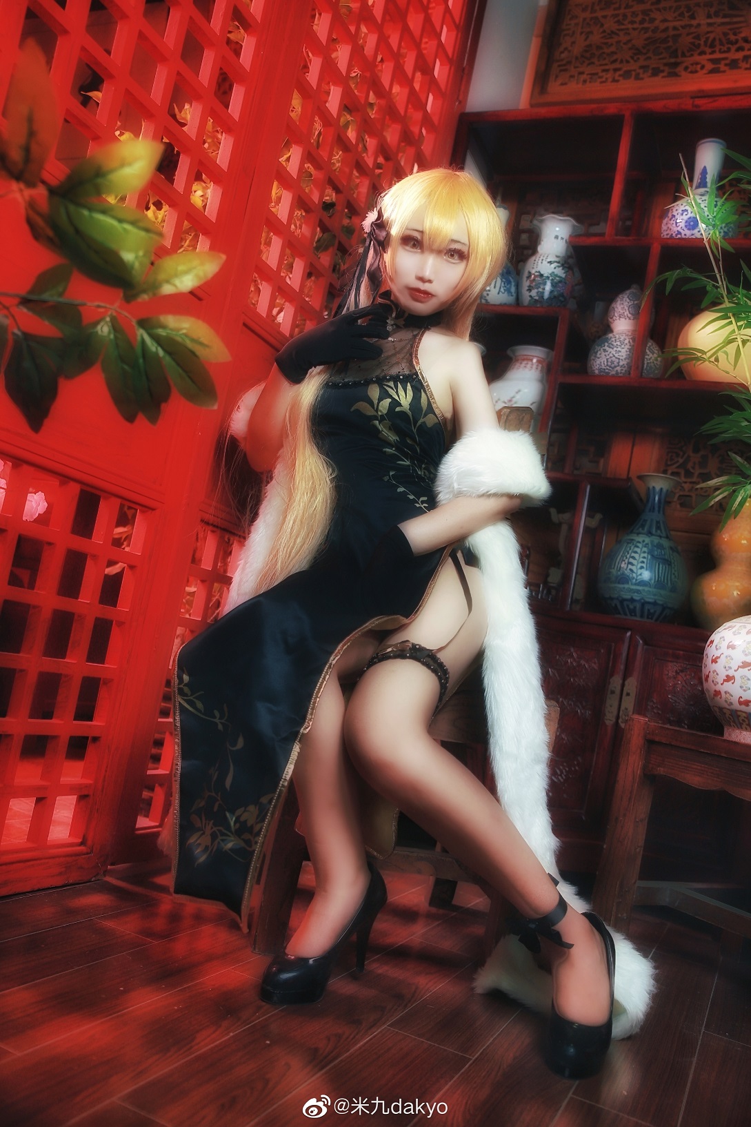 少女前線  OTs-14紫雨心旗袍  @米九dakyo - COSPLAY -