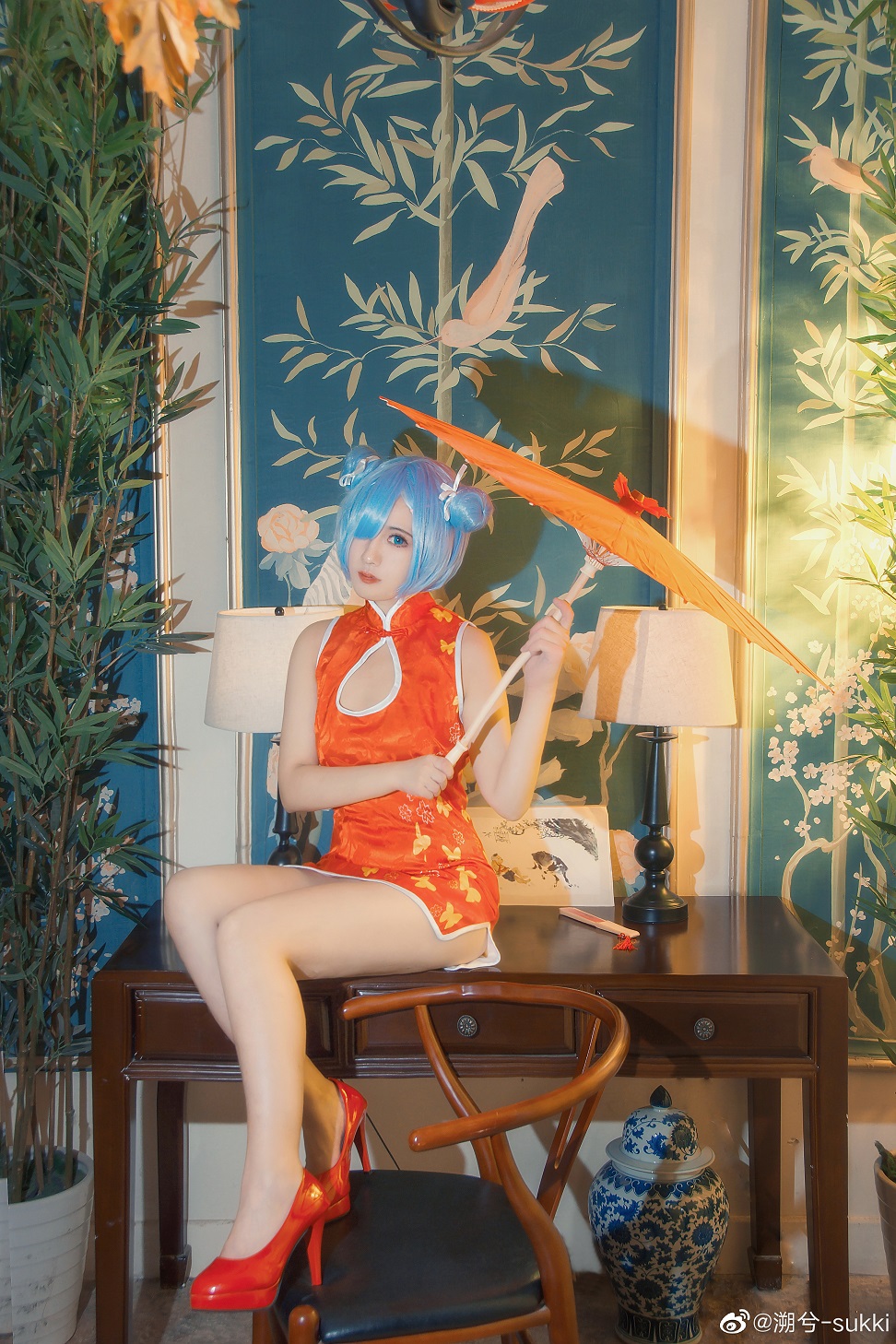 Re:從零開始的異世界生活  蕾姆 同人旗袍  @溯兮-sukki - COSPLAY -
