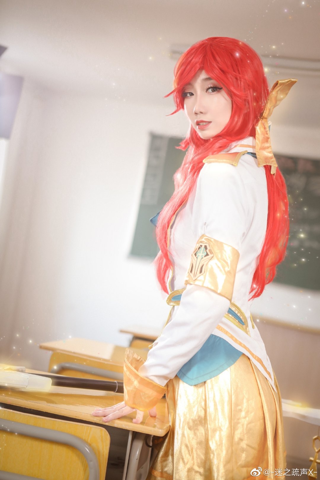 英雄聯盟  戰斗學院 拉克絲  @-疏聲今天是鹹魚嗎- - COSPLAY -