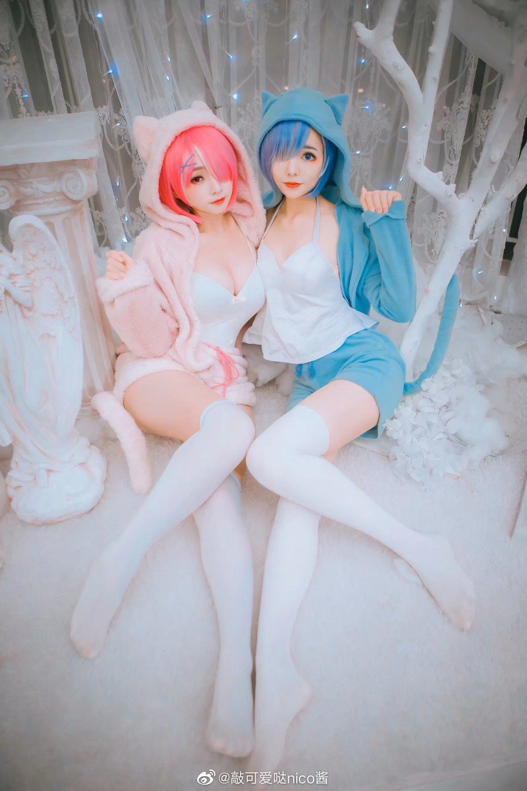 Re:從零開始的異世界生活  蕾姆 拉姆  @敲可愛哒nico醬、@元氣喪失-笛子 - COSPLAY -