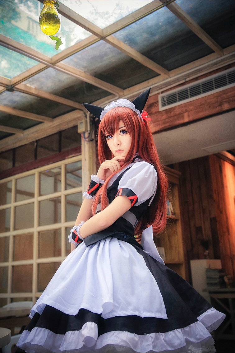 《命運石之門》牧濑紅莉栖長腿女仆Cosplay【CN:徐嬌】 - COSPLAY -