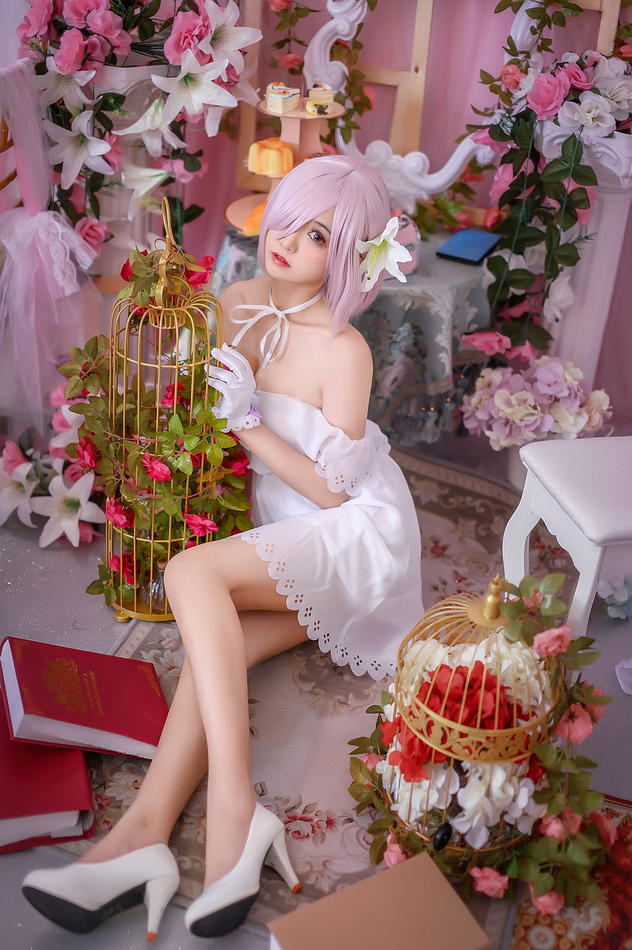 鳗魚霏兒 瑪修白裙 - COSPLAY -