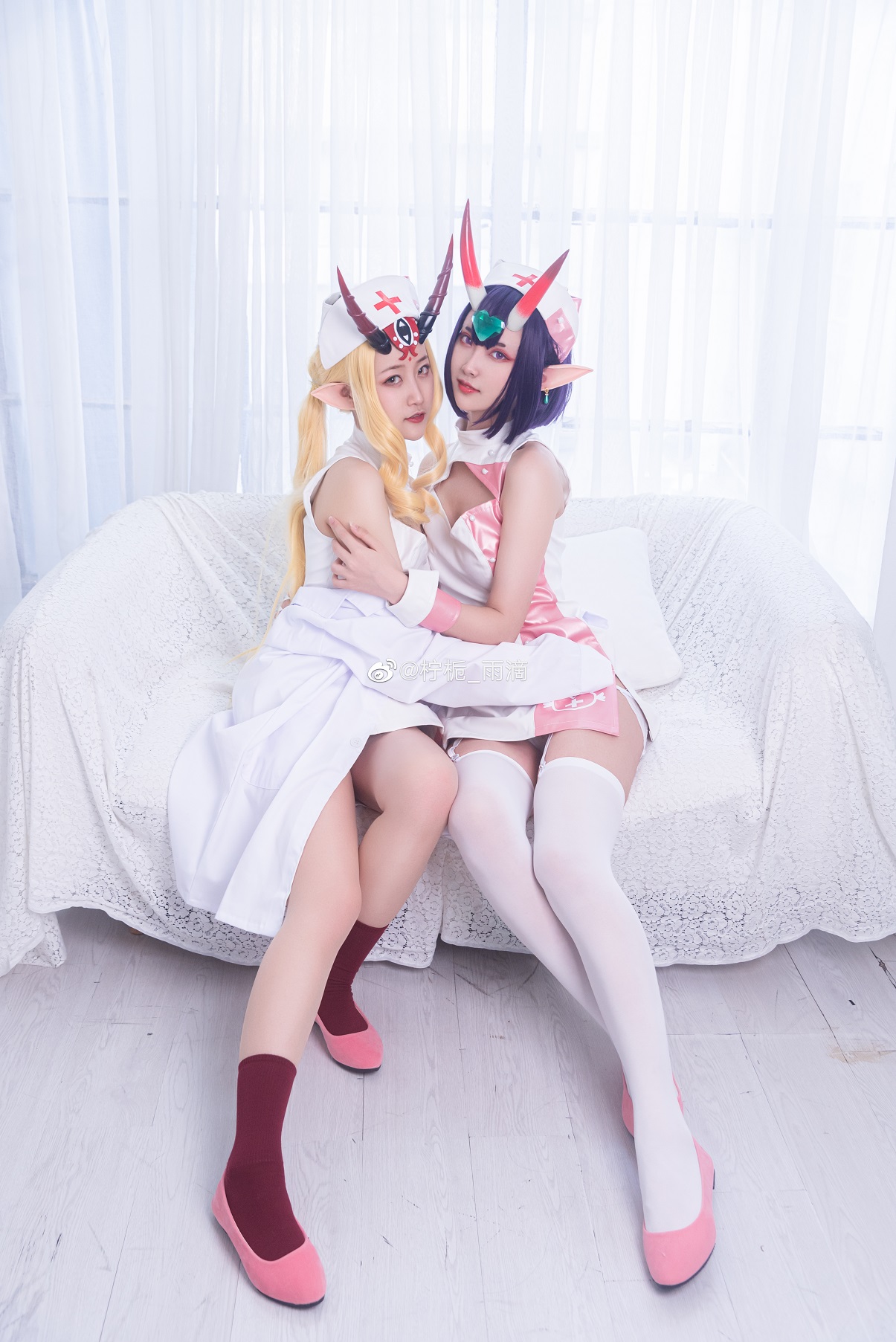 FGO  酒吞✖️茨木 不合格護士  酒吞童子：@檸栀_雨滴、茨木童子：@neko_咿淼喵 - COSPLAY -