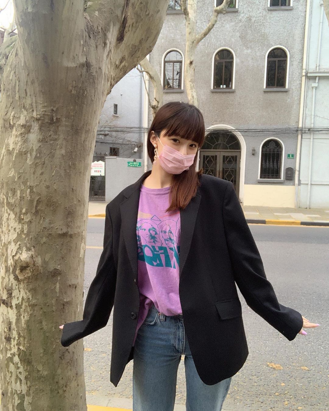 戴口罩都能看得出來好漂亮的美女 Jojo - 美女圖 -