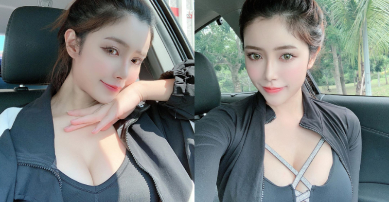 看路啦！大馬正妹Hanna Yap行車自帶「超飽安全氣囊」 - 亞洲美女 -
