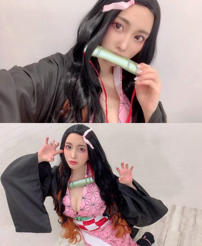 你有看過這麼辣的「禰豆子」嗎？「G 奶工口女王」大玩 Cosplay 辣翻