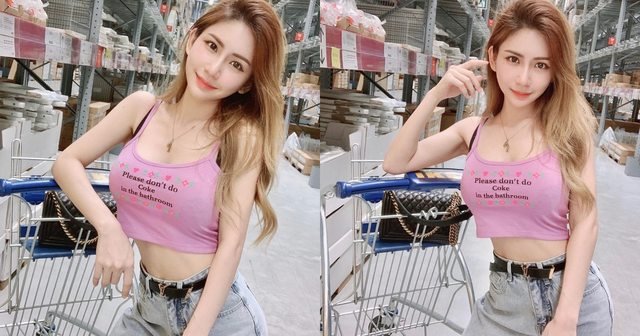 IKEA出沒的火辣寶貝！長髮巨乳正妹「姍姍」身材太優秀，想直接把她推回家！ - 美女圖 -