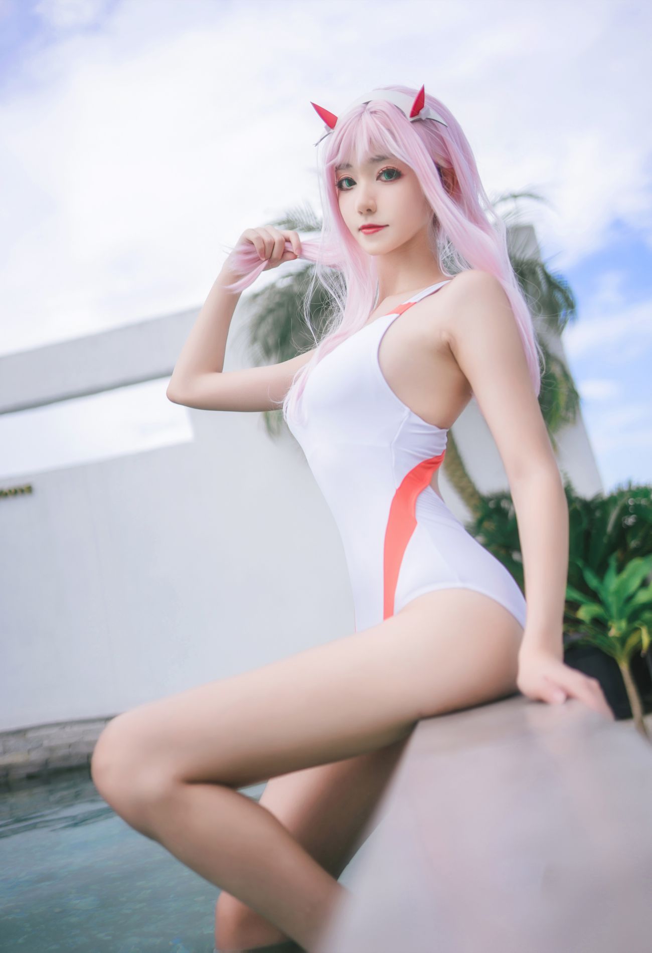 南桃Momoko 連體泳衣 - COSPLAY -
