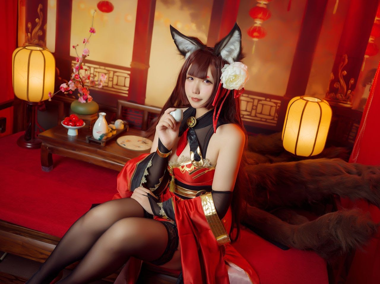 麻花麻花醬-天城旗袍 [20P] - 貼圖 - 絲襪美腿 -