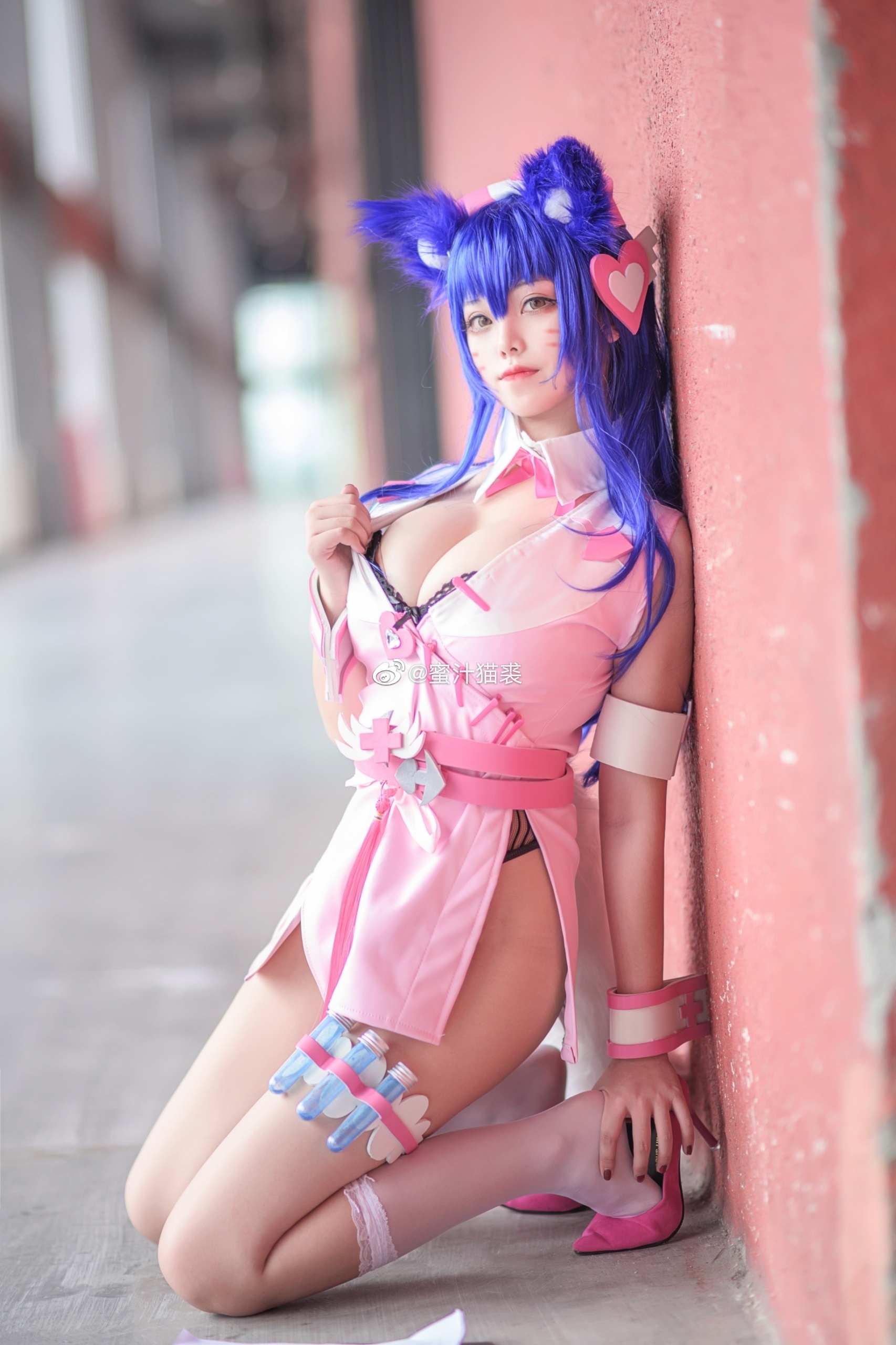 英雄聯盟 阿狸 同人護士 @蜜汁貓裘 - COSPLAY -