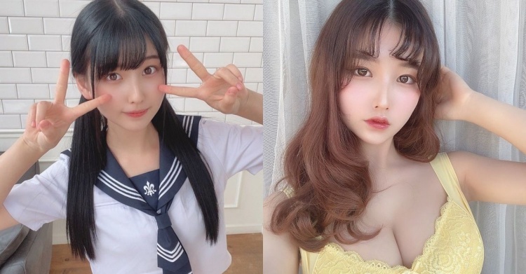 18歲JK妹制服裡有驚喜！清純童顏竟搭載「粉嫩嫩のＥ奶」學生妹果然優質~嶋あんり - 亞洲美女 -