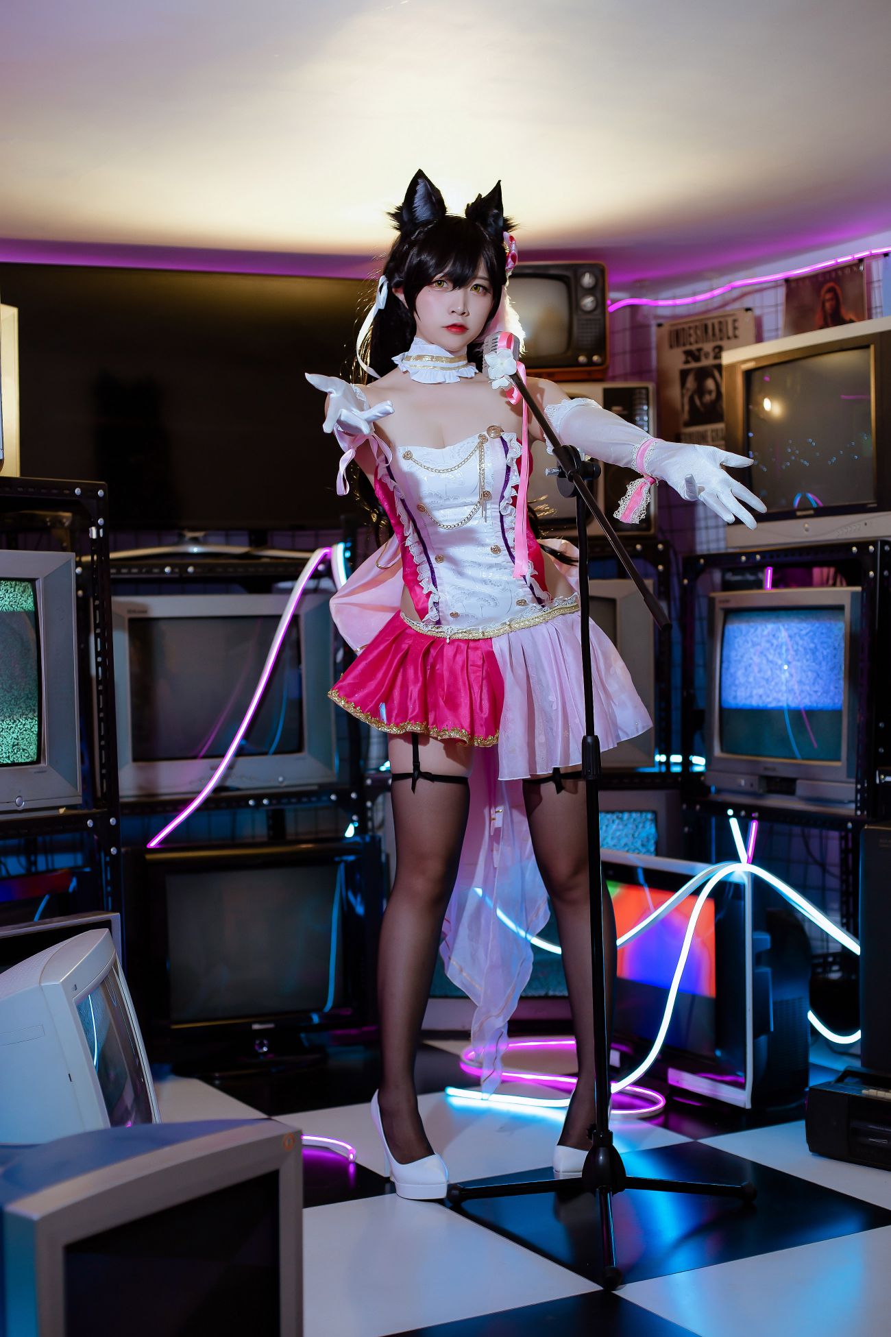二佐Nisa 犬之眷之碧藍愛宕 打歌服 - COSPLAY -