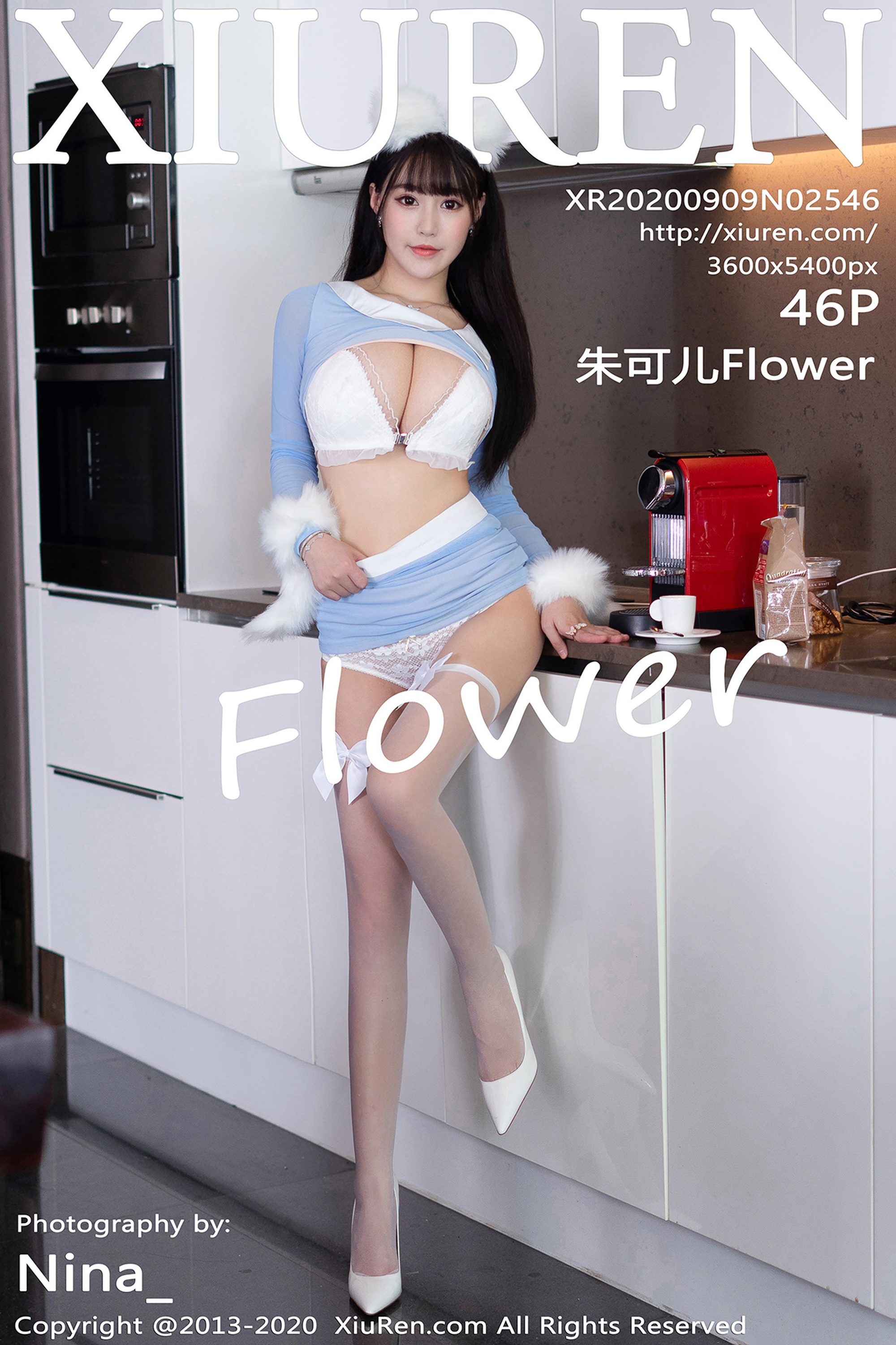 【Xiuren秀人網系列】2020.09.09 No2546 朱可兒Flower完整版無水印寫真【47P】 - 貼圖 - 絲襪美腿 -