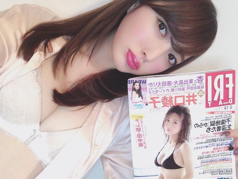 上智大學性感正妹主播「森田由乃」，餵吃巧克力展現「火辣美胸」！