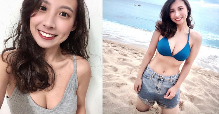 可愛到犯規！鄰家女孩「甜美笑容＋隱藏版豪乳」融化你的心~截C jessie - 美女圖 -