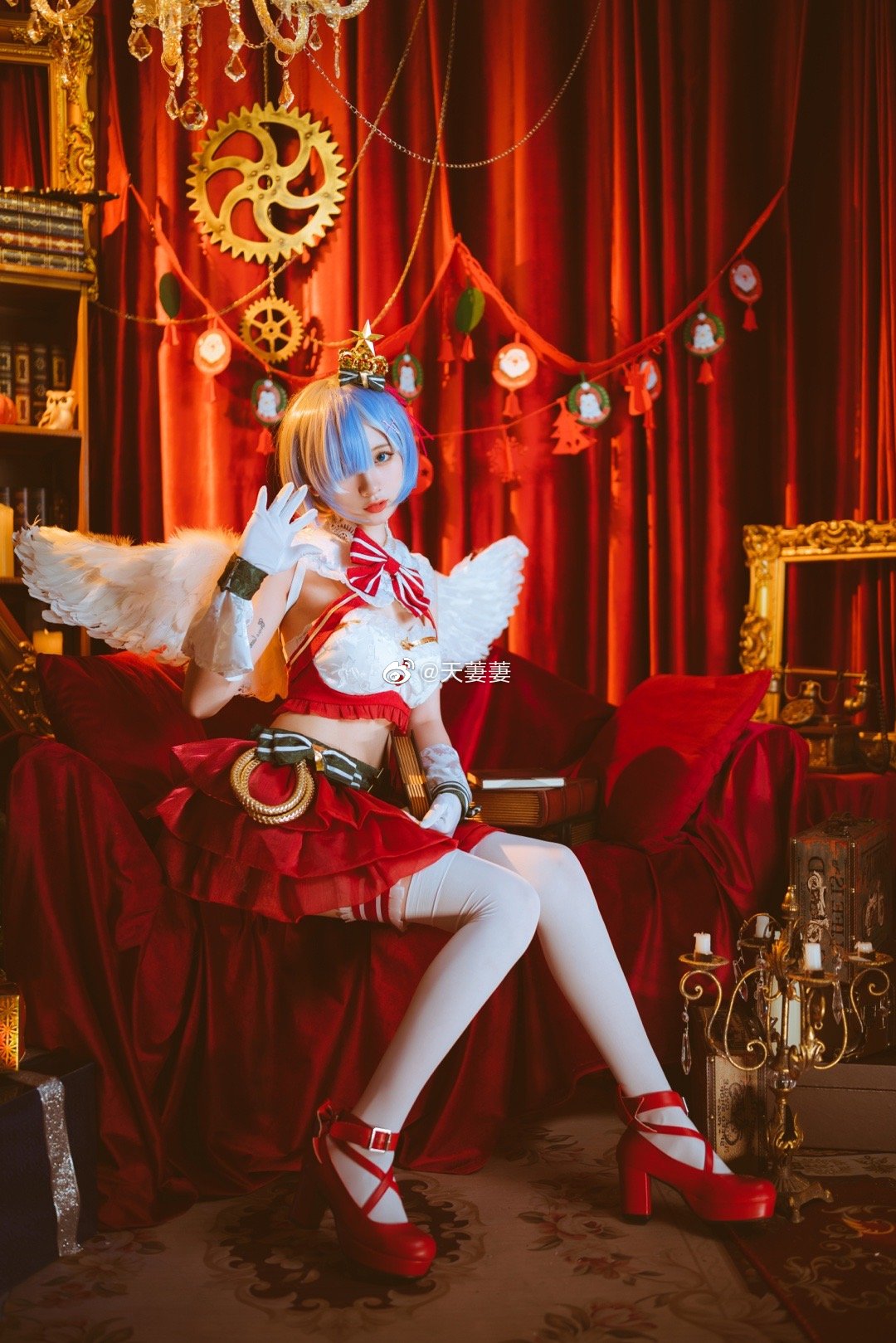 Re:從零開始的異世界生活   蕾姆   聖誕   @天萋萋 - COSPLAY -