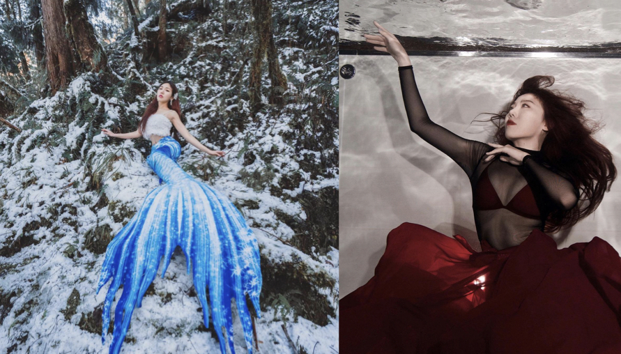 太平山雪地仙女「Wei Wei Hung」渾圓美尻背影超殺,轉過身再被女神高顏值驚豔到