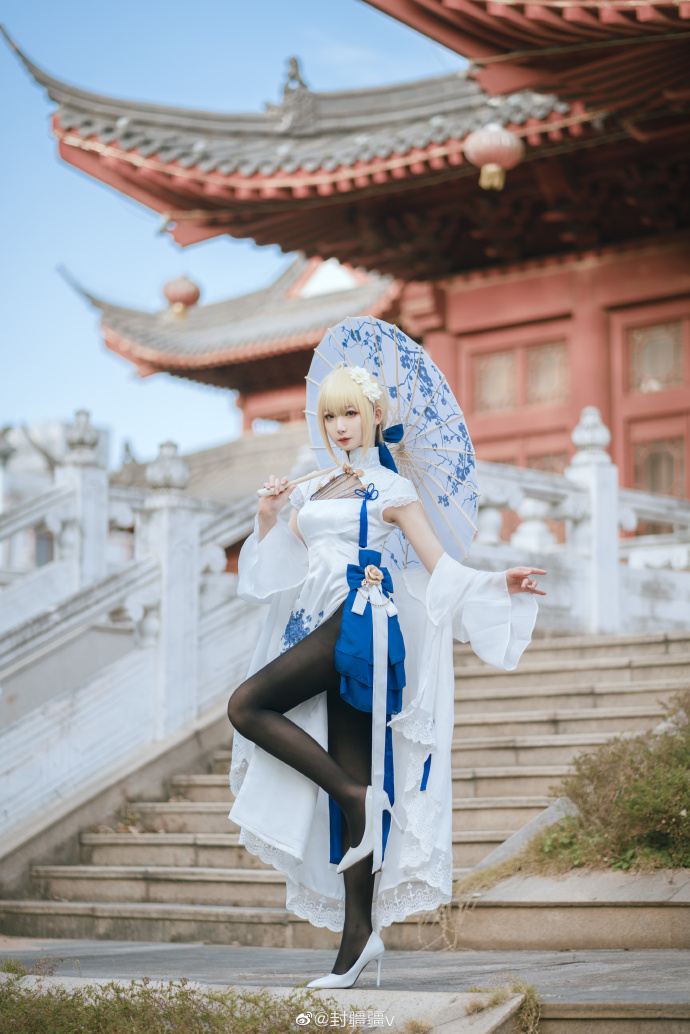 FGO   阿爾托莉雅·潘德拉貢   同人旗袍   @封疆疆v - COSPLAY -