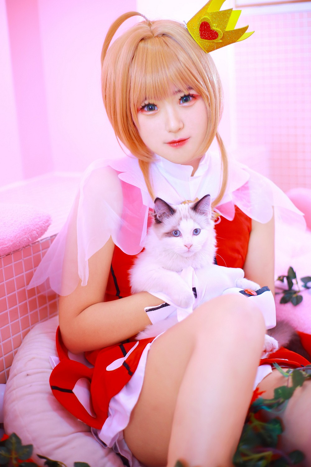 夏檸檸-魔卡少女櫻COS小櫻COS正片 - COSPLAY -