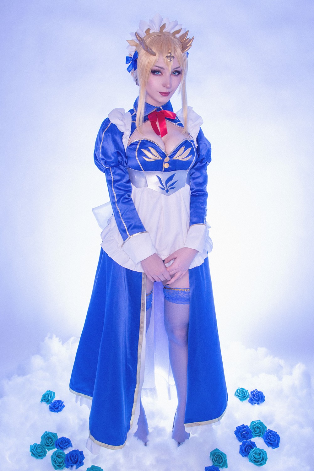 ShiroKitsune - Maid Artoria Lancer (Fate Grand Order) - 貼圖 - 歐美寫真 -