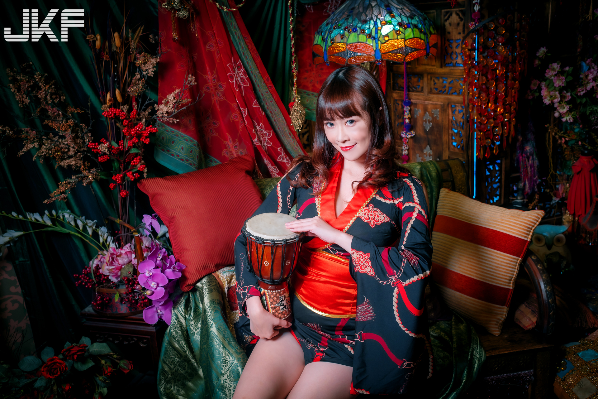 JKF福利攝「火辣感謝祭」平日場！性感長腿妹「高妃妃」誘惑旗袍展現姣好身段