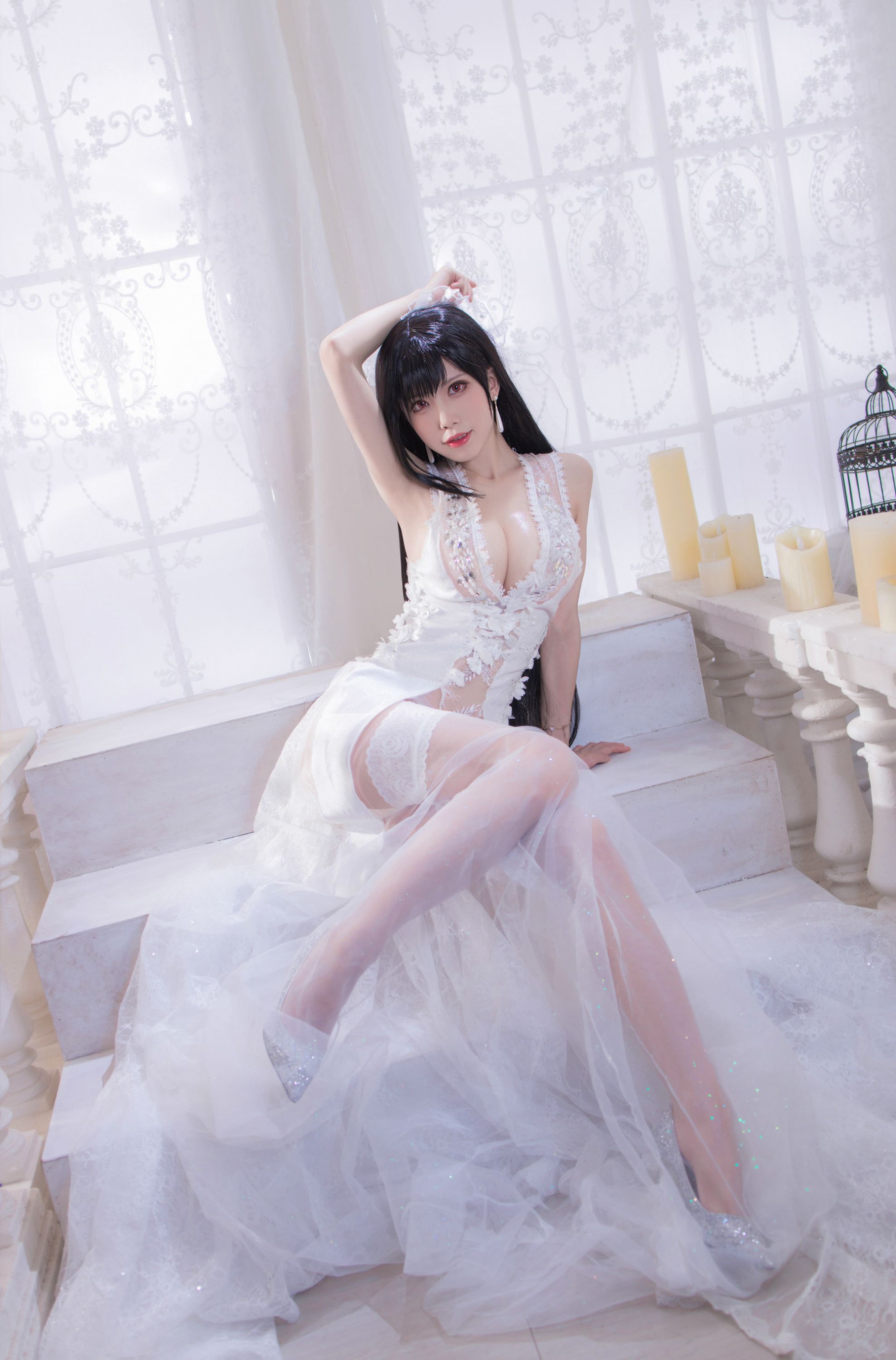【網路收集系列】福利姬 水淼《 婚紗 》VIP福利帖【22P】 - 貼圖 - 絲襪美腿 -