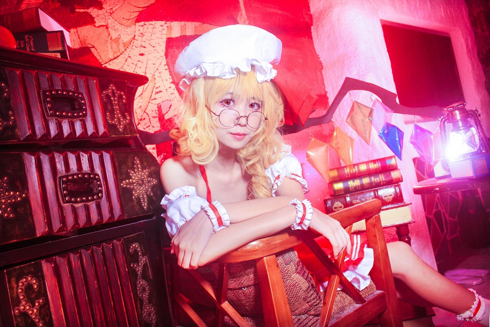 島田小熊-東方 PROJECT COS芙蘭朵露二小姐眼鏡鄉 - COSPLAY -