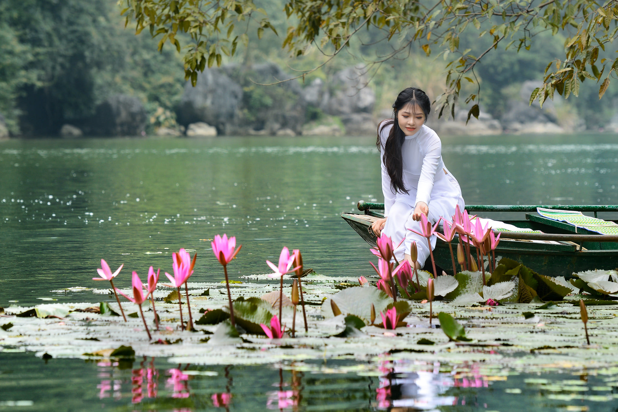 攝影師DINH VAN LINH拍攝的越南青黛 - 亞洲美女 -