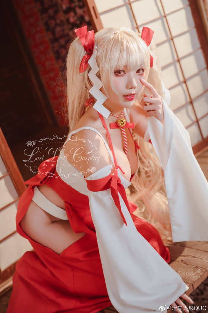 碧藍航線可畏巫女裝cos cn迷失人形QUQ - COSPLAY -