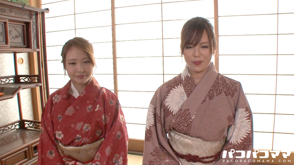 The guests who come to the spa can experience the double flight service of kimono girls