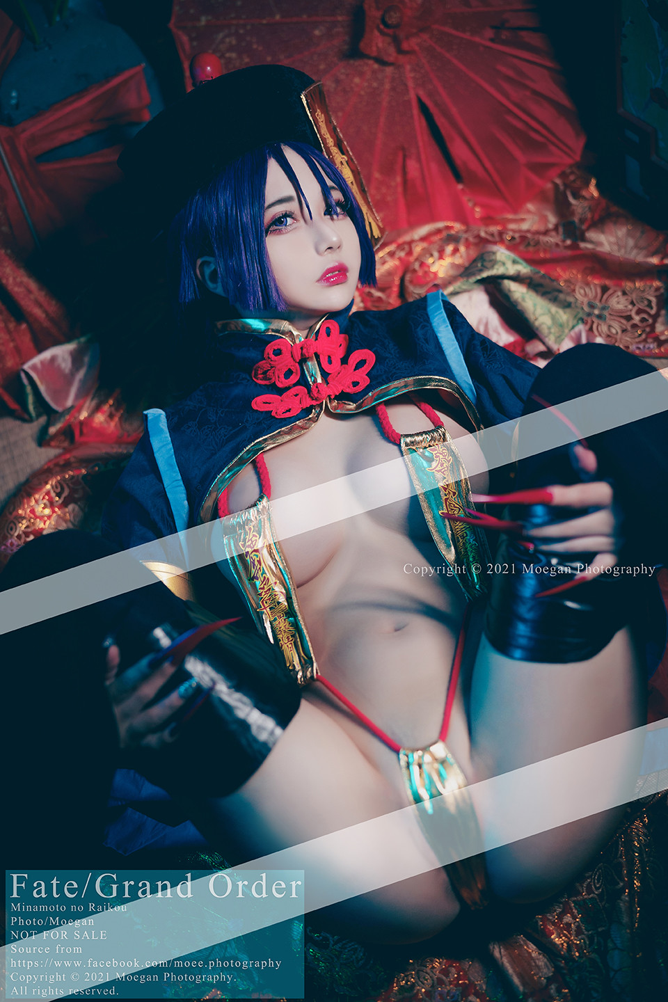 [COS][冲田凛花Rinka] 源赖光, Jiangshi ver. (Fate Grand Order)-雨霖铃_词牌名