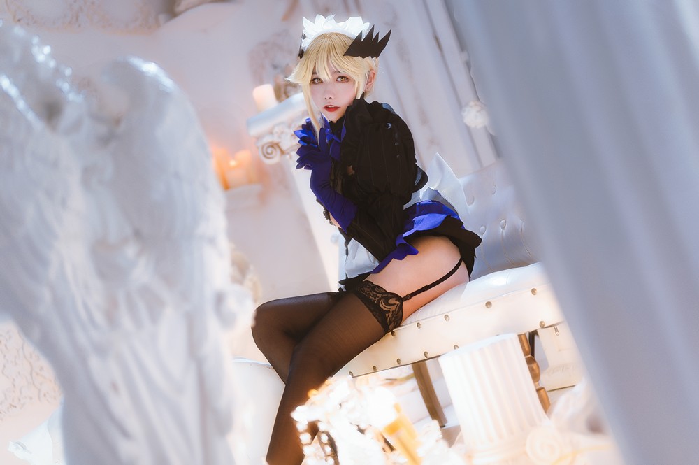 Momoko葵葵 - 黑槍呆女仆 - COSPLAY -