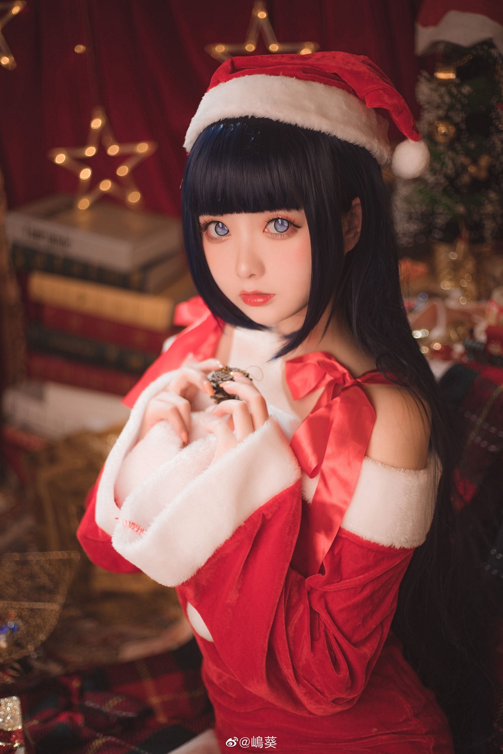 Beauty Coser Aoi Shima 《Hinata Hyuga 《Christmas Christmas》 - COSPLAY -