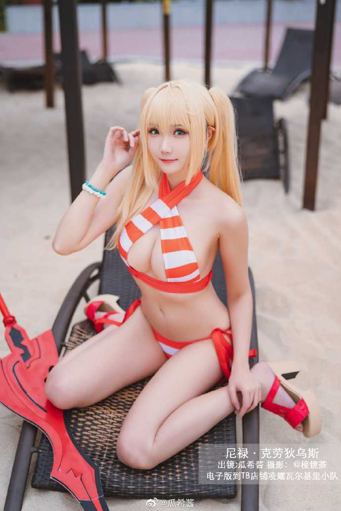 FGO皇帝尼祿泳裝cos夏日水著 cn瓜希醬 - COSPLAY -