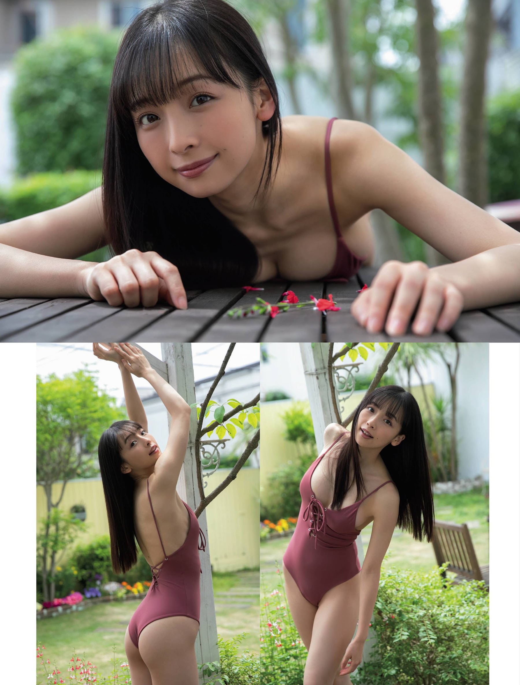 高挑正妹「華村飛鳥」暗藏「E 杯美乳」！最新寫真蹦出「北半球」辣翻